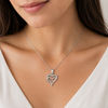 The Openwork Heart Silhouette Pendant